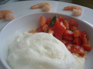 Recette Tomate mozzarella revisitée (espuma)