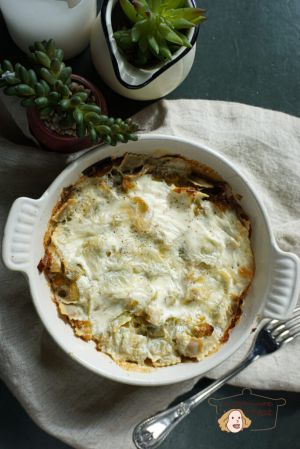 Recette Gratin de ravioles aux poireaux