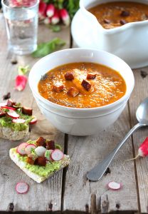 Recette Soupe carottes courge lait de coco #Vegan