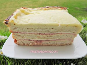 Recette Croque cake au cake factory (thermomix)