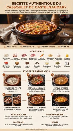 Recette Authentique du cassoulet de Castelnaudary