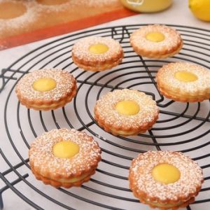 Recette Biscuits sablés fourrés au lemon curd {vegan}