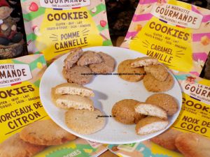 Recette MARMOTTE GOURMANDE (sans allergènes majeurs) Partie 2 : Cookies - Morceaux de citron - Noix de coco - Pomme cannelle - Caramel vanille