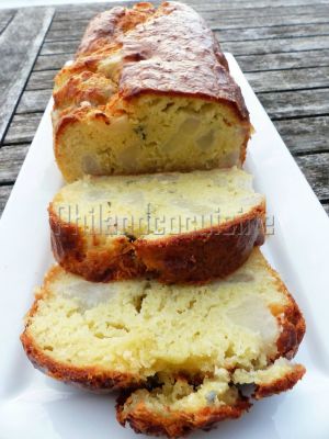 Recette Cake poire roquefort