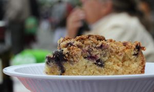 Recette ? Blueberry Crumble-Cake • Gâteau-crumble aux myrtilles ?