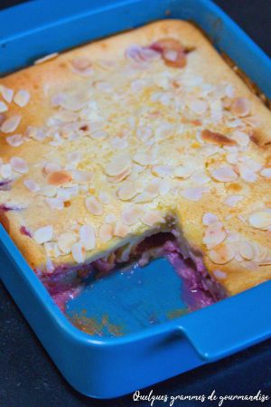 Recette Clafoutis aux prunes et aux amandes
