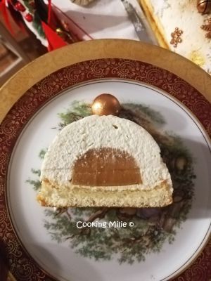 Recette Bûche vanille caramel