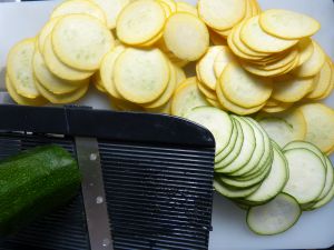 Recette Clafoutis aux légumes du soleils & dés de saumon