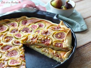 Recette Tarte amandine aux figues