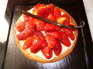 Recette Tarte aux fraises :