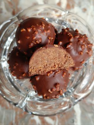 Recette Rochers au praliné