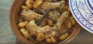 Recette Tajine de poulet aux abricots et aux pains d’épices, Lamset Chahrazad