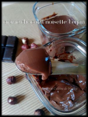 Recette Comme une Danette chocolat noisette VEGAN (sans lait, sans oeuf, sans gluten)