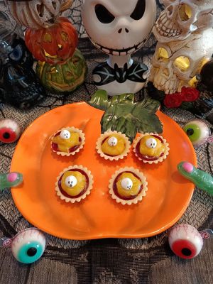 Recette Mini tartelettes hantées citron framboise