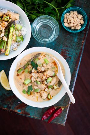Recette Curry thaï de poulet (prêt en 30 minutes)