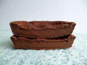 Recette Fondant végan épeautre amande chocolat coco au psyllium (diététique, sans oeufs, ni lait, ni beurre, ni sucre ajouté)