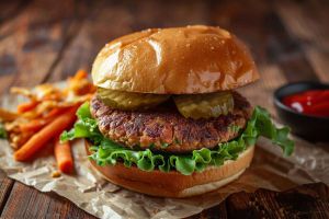 Recette Burger vegan sans soja : Recettes sans tofu ni seitan