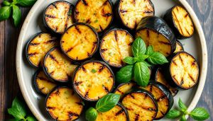 Recette Authentique : aubergines rondes grillées à l’italienne