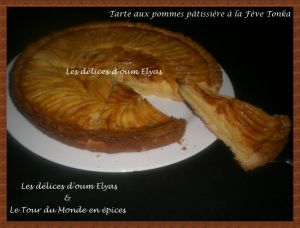 Recette Tarte aux pommes pâtissière à la Fève de Tonka