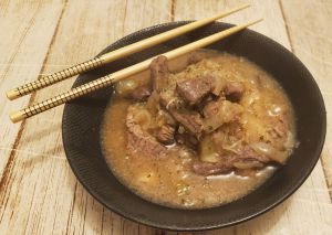 Recette Bœuf aux oignons au Cookéo