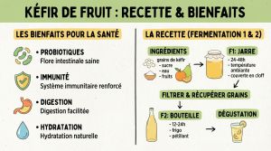 Recette Kéfir de fruit : la recette et ses bienfaits révélés