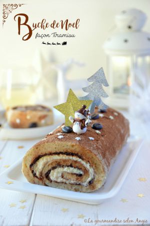 Recette Bûche façon tiramisu #Noël vegan