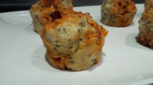Recette Mini Muffins au Chorizo // sans oeuf // avec des graines de Chia
