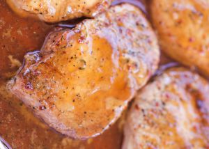 Recette Meilleure recette de côtelettes de porc (3 ingrédients)!