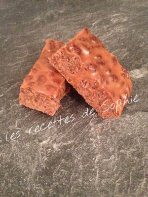 Recette Barres soufflées carambars chamallows