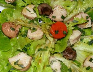 Recette Salade verte au Lapin de Garenne