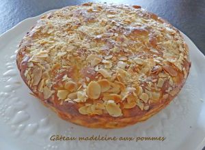 Recette Gâteau madeleine aux pommes *