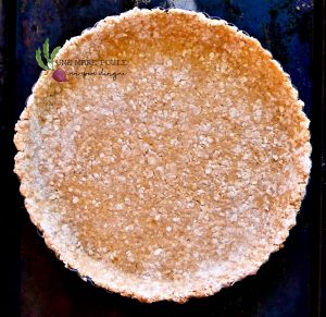 Recette Croûte de tarte aux flocons d’avoine et au chia (végétalienne ou non)