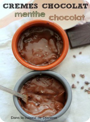 Recette Crème Danette® menthe-chocolat – #Vegan {avec et sans Thermomix}