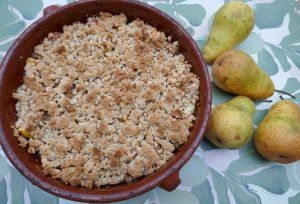 Recette Clafoutis poires, pommes et noix