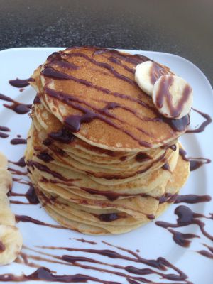 Recette Pancake nuttela-banane