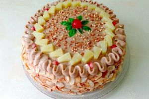 Recette Layer cake ananas spéculoos