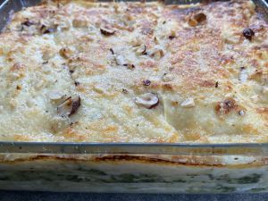 Recette Lasagnes aux brocolis, feta et noisettes