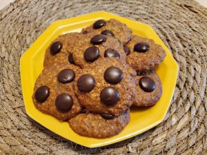 Recette Cookies au chocolat et flocons d'avoine