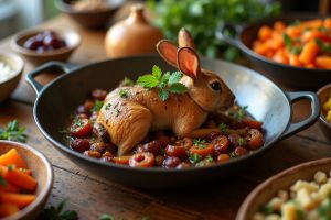 Recette Cuisiner un délicieux lapin aux pruneaux pour un repas en famille