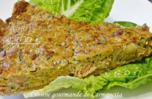 Recette Quiche saumon gambas et légumes
