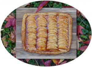 Recette Tarte aux pommes & gelée de coings