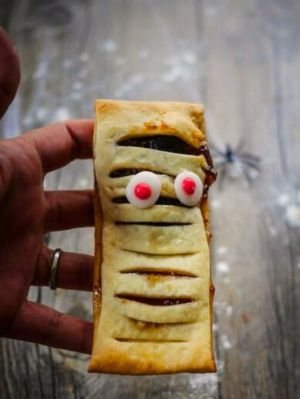 Recette Petits sablés d’Halloween facile en forme de momies