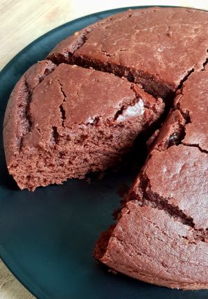 Recette Gâteau au chocolat vegan, à la compote de pommes