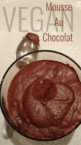 Recette Mousse au chocolat au jus de haricots {VEGAN et IG bas}