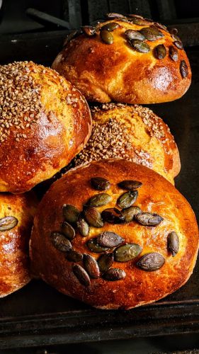 Recette Pains au potimarron