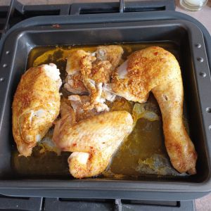 Recette Poulet découpé tandoori au combi Ninja