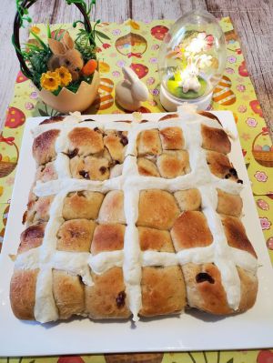 Recette Hot cross buns