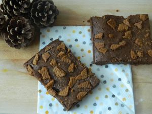 Recette { gâteau } Brownie aux spéculoos