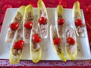 Recette Barquettes d'endives au thon