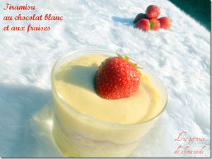 Recette Tiramisu au chocolat blanc et aux fraises